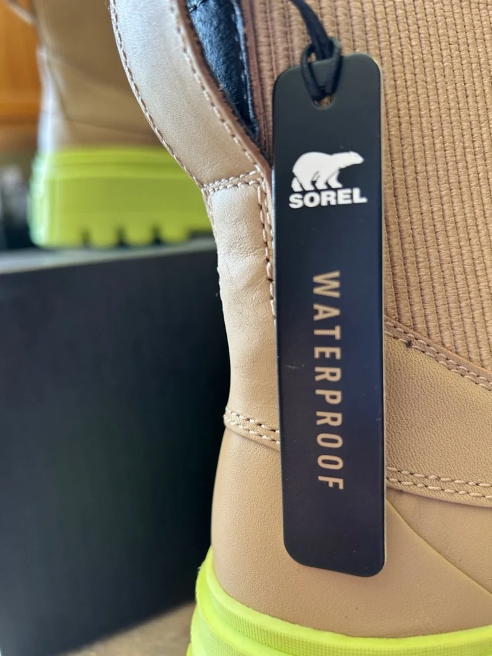 NIB SOREL Caribou X Waterproof Platform Chelsea Boot